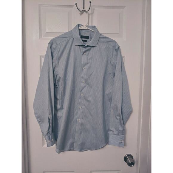 Mens CK Calvin Klein Slim Fit Button Down sz 16 32/3 - Picture 1 of 4